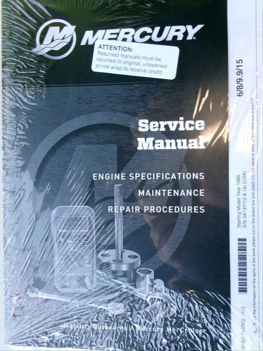 SERVICE MANUAL  6-15HP  2stroke  90-827242R02