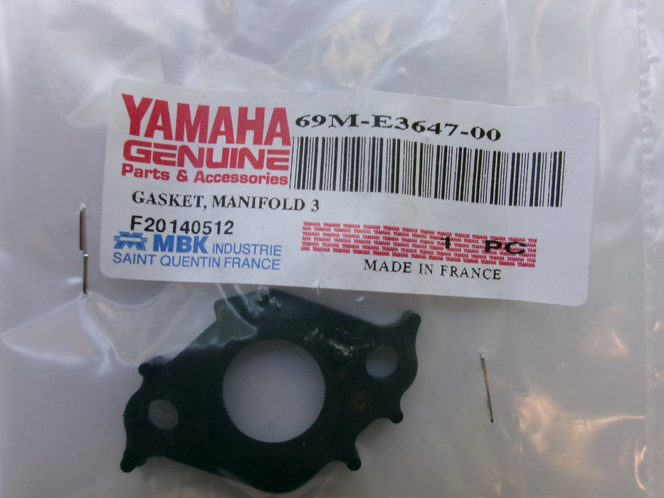 YAMAHA GASKET, MANIFOLD 3  69M-E3647-00-00