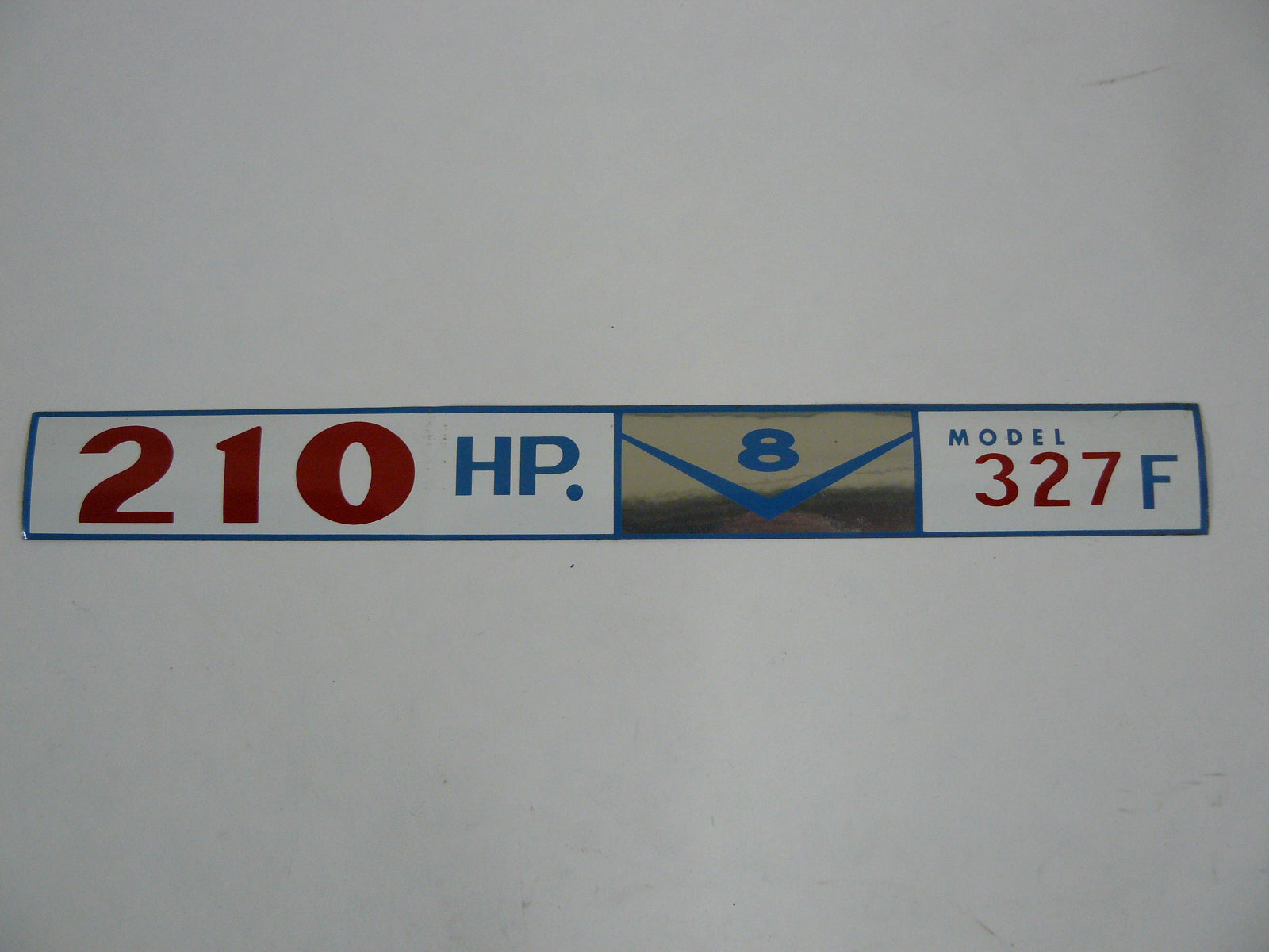 Chris Craft engine parts 327F valve cover decal 16.92-07755
