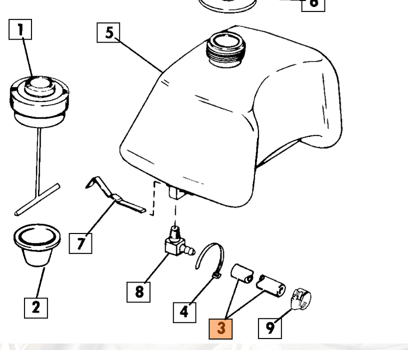 Evinrude Johnson Hose 0331501 331501