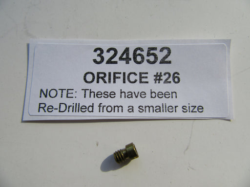 orifice # 26 0324652