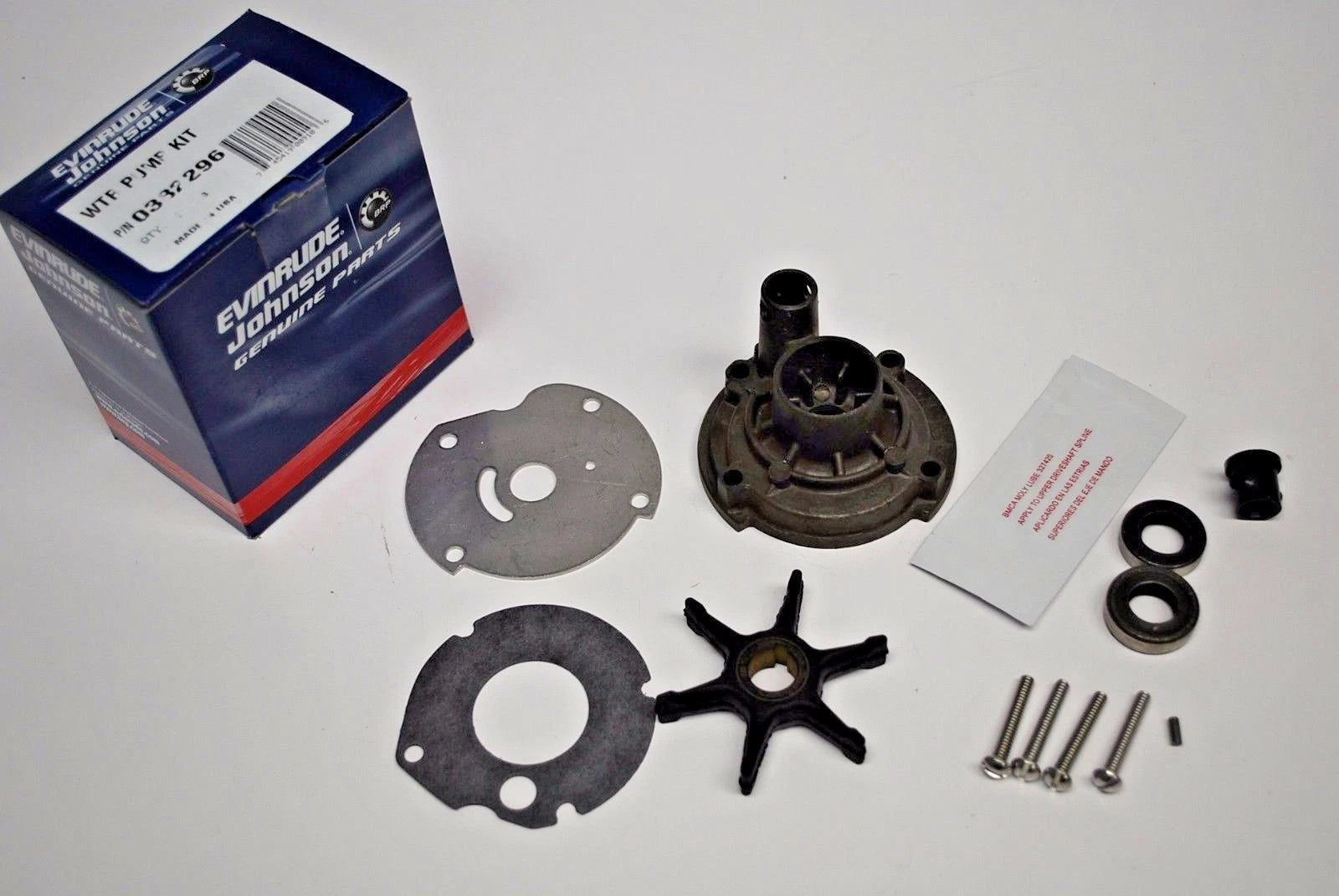 Johnson Evinrude Outboard Water Pump Kit 0382296 9 1/2hp 10hp