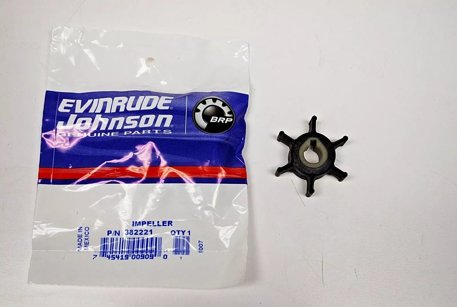 Johnson Evinrude OEM Outboard Impeller 382221 0382221