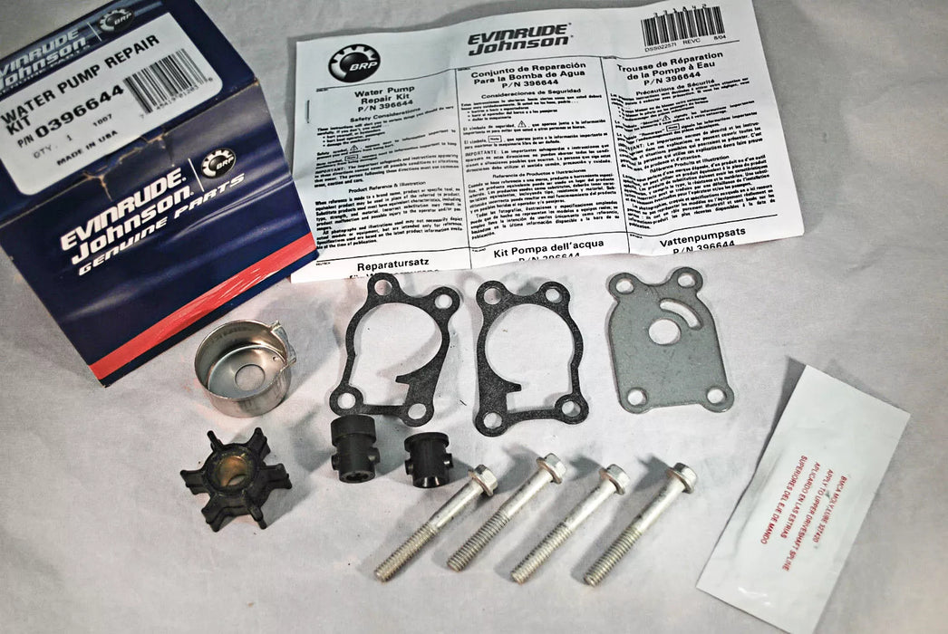 Johnson Evinrude OEM Outboard Water Pump & Impeller Repair Kit 0396644 396644