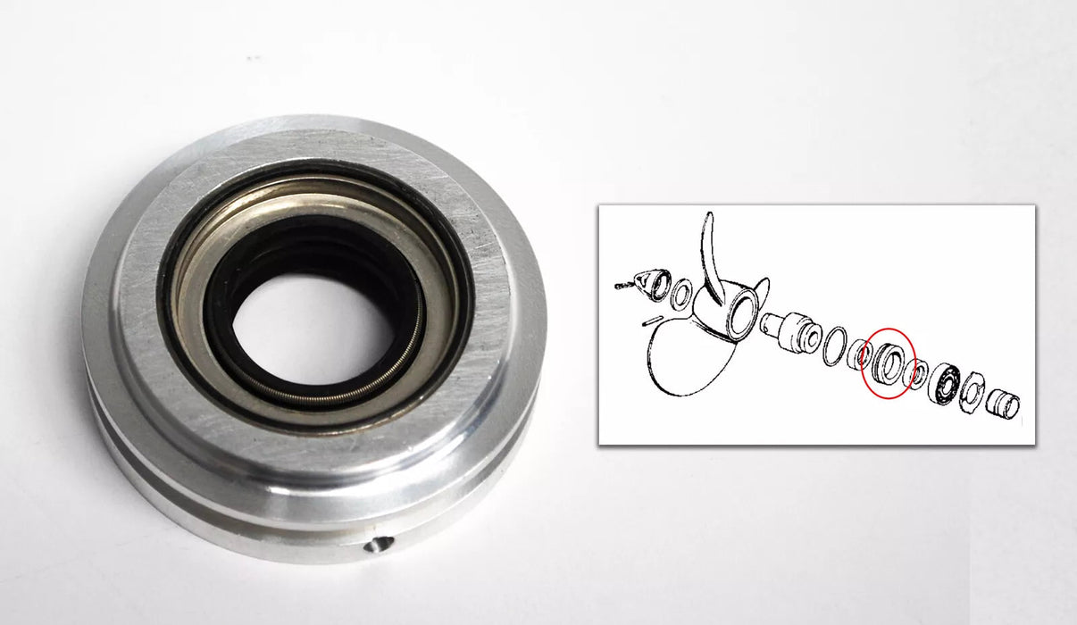 BRP Johnson Evinrude 1986 40hp Oil Retainer Housing and Seal 397186