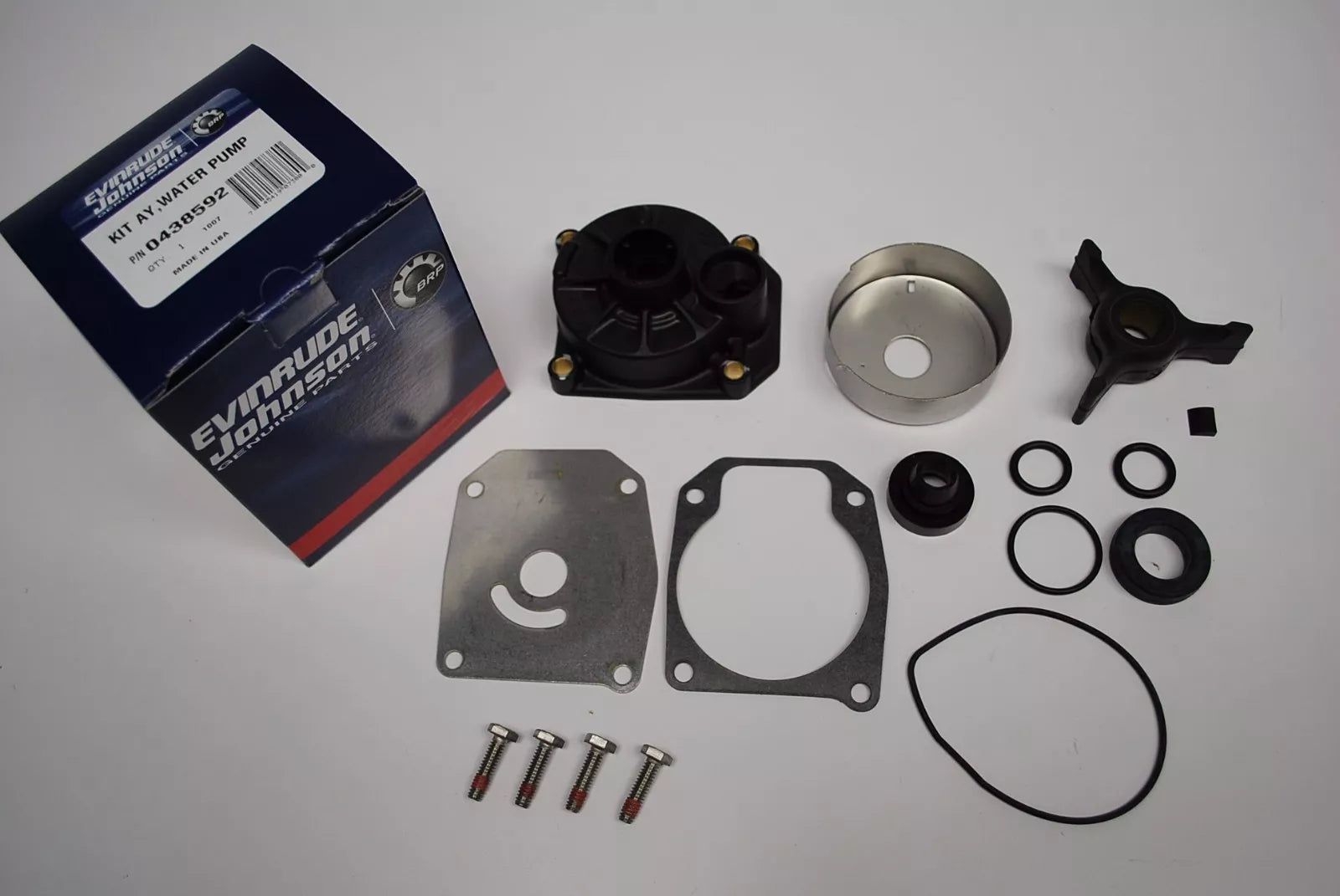 Johnson Evinrude Outboard Water Pump Kit 0438592 w Housing