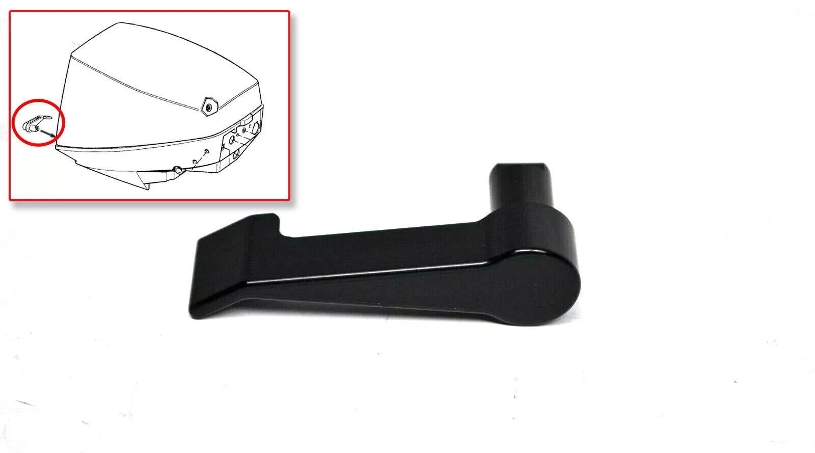 Johnson Evinrude Latch Handle 10hp thru 15hp 1983 to 1989 328767
