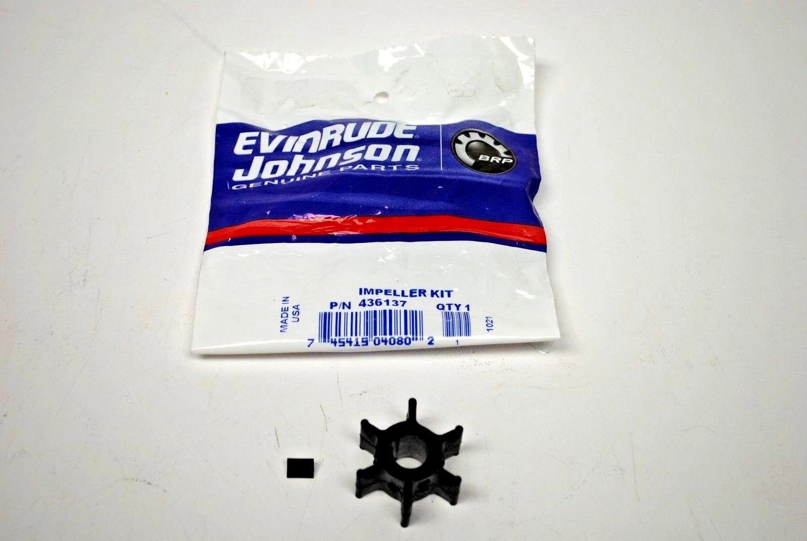 Johnson Evinrude Water Pump Impeller Kit With Insert 436137 0436137
