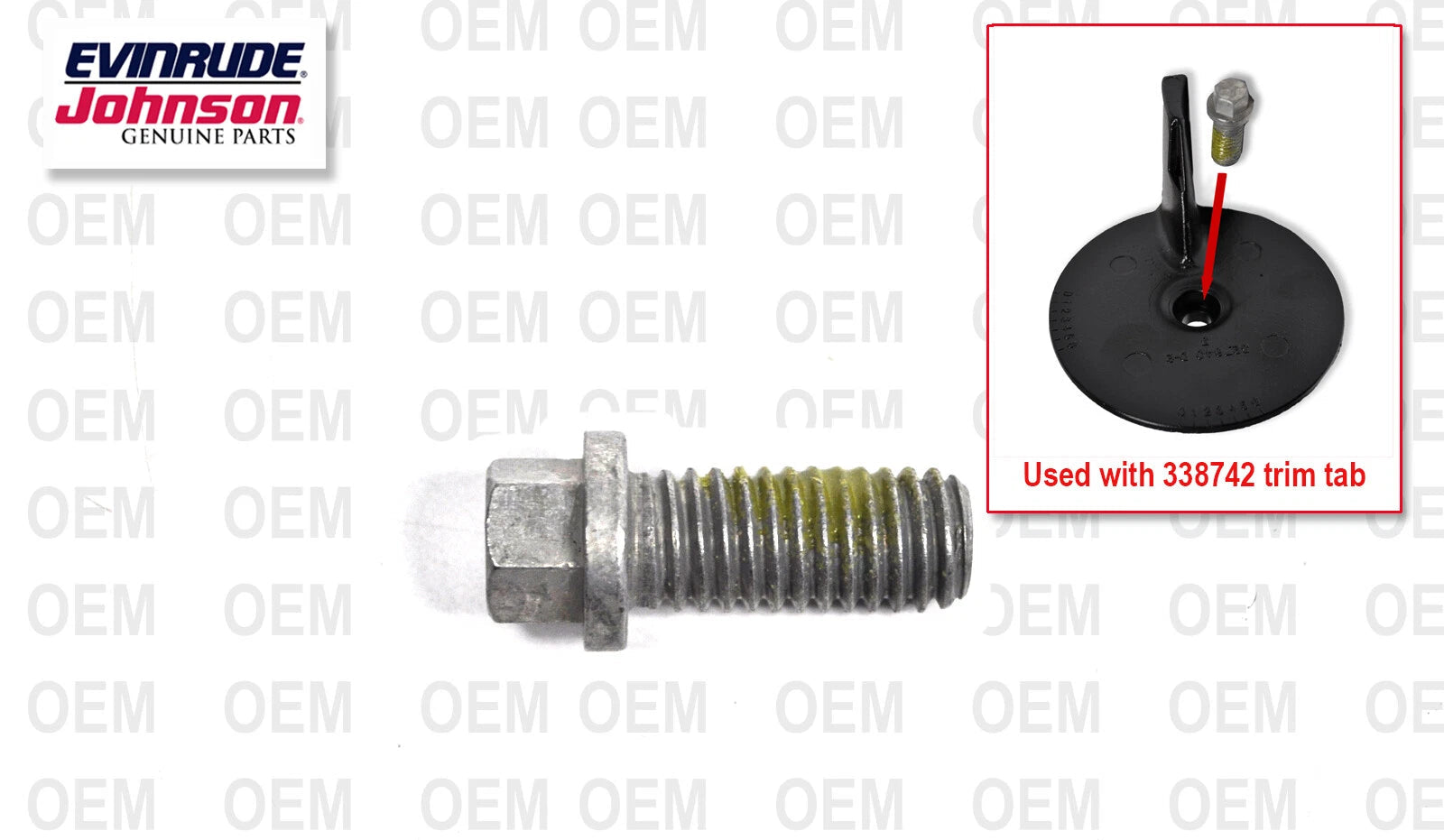 Johnson Evinrude BRP Screw 0313715 313715