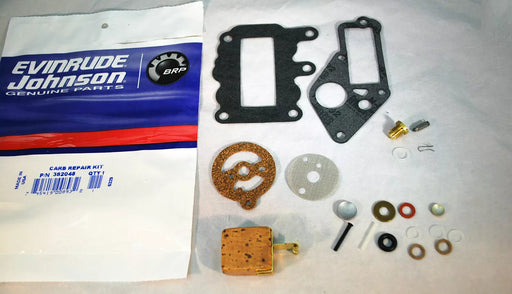 Johnson Evinrude OEM Outboard 9.5 Carburetor Kit with Float 382048