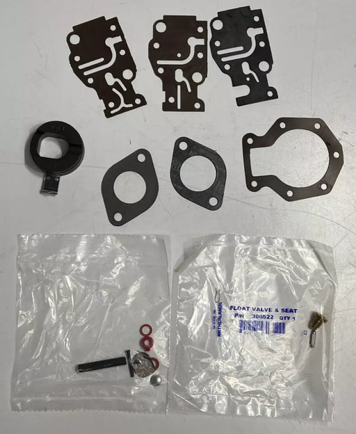Johnson Evinrude OEM Carb Repair Kit w Float 0439073 BRP/OMC
